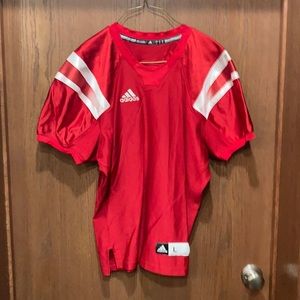 Red Adidas jersey